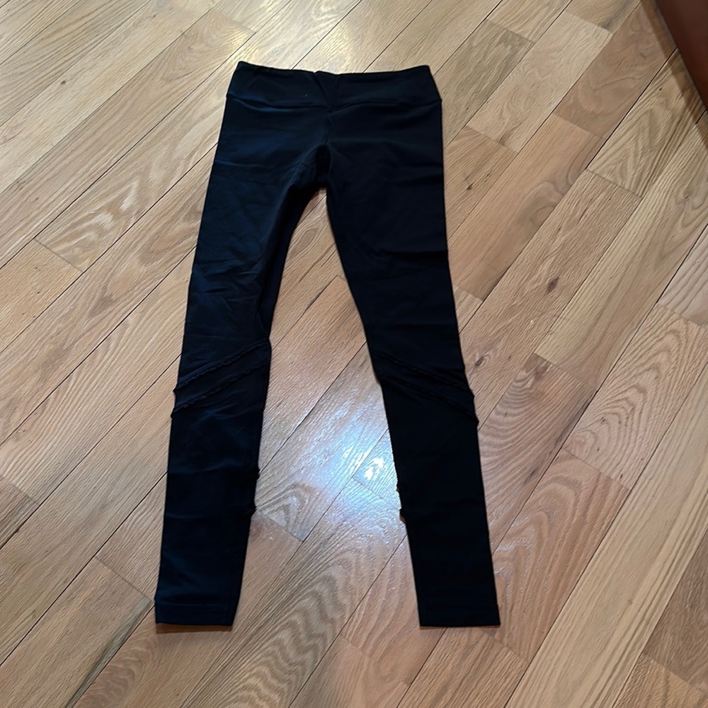 Lululemon Black Legging with Ruffle